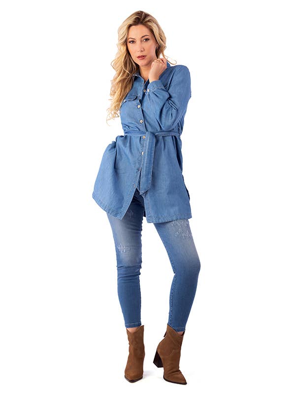 Tunique en jean pour la vente par ZUMBI Fashion Store