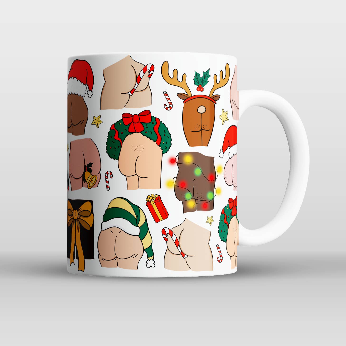 Risqué Gifts - Wholesale Coffee mug - Cheeky Claus Christmas Mug