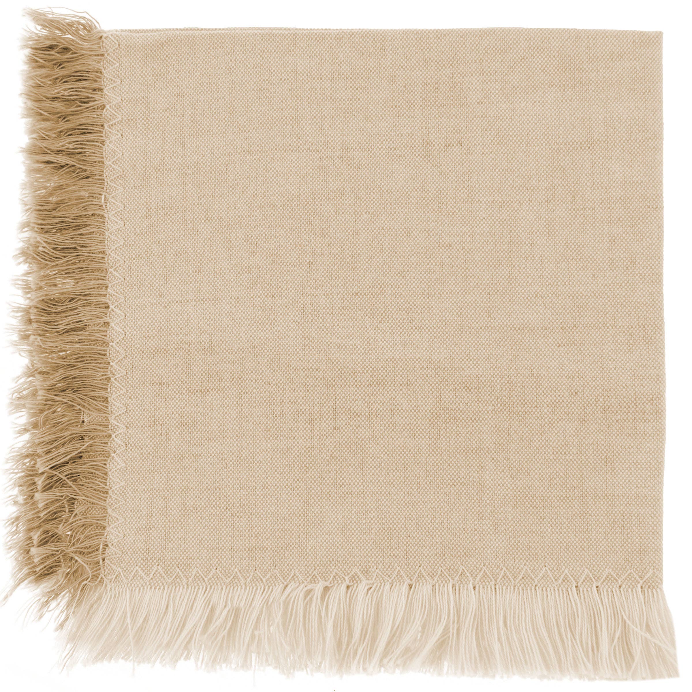 Karma – wholesale Dinner & cloth napkin – Fringed Cocktail Napkins4