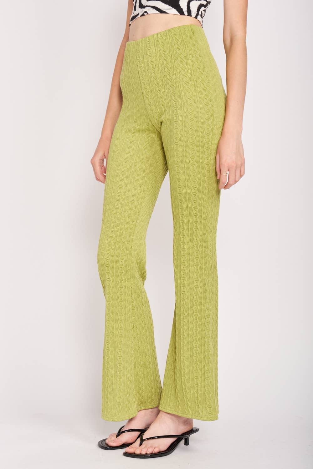 Emory Park - Wholesale Pants - Women's - CABLE KNIT PANTS11