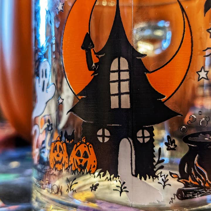 Meagan Meli Illustration - Wholesale Coffee Mug - Halloween at the Witches' Forest Vintage Inspired Mug3