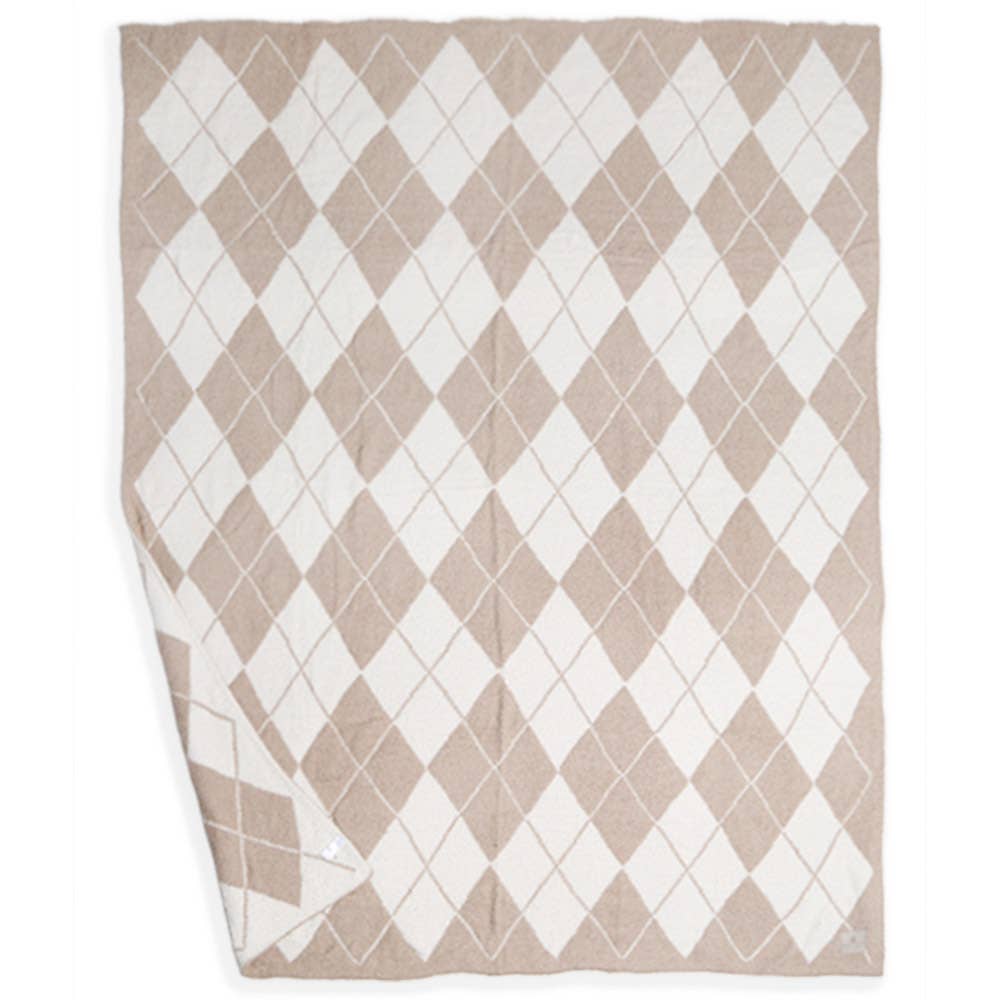 JOIA ACCESSORIES - Wholesale Throw Blanket - ARGYLE PATTERN LUXURY SOFT THROW BLANKET, JCL 60366