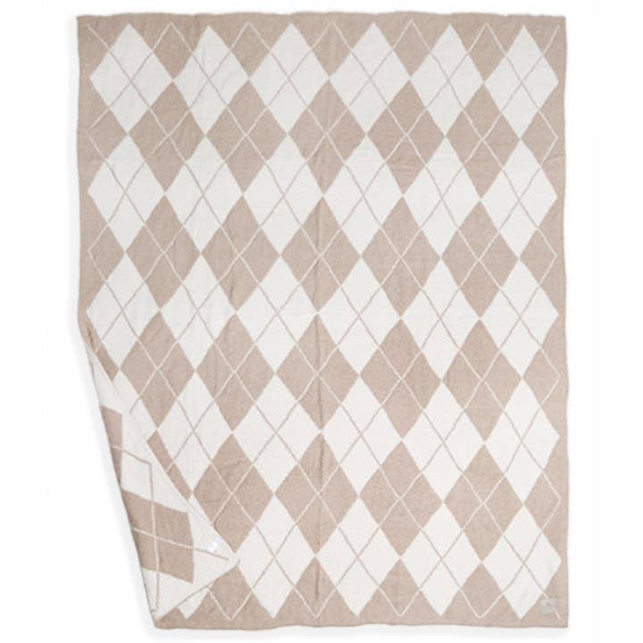 JOIA ACCESSORIES - Wholesale Throw Blanket - ARGYLE PATTERN LUXURY SOFT THROW BLANKET, JCL 60366