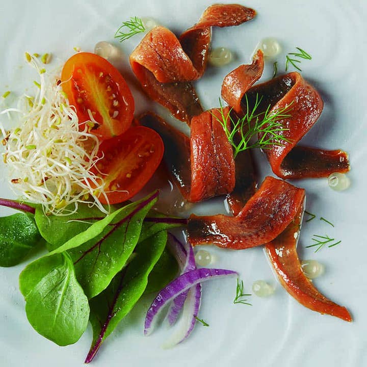 Made in Spain - Wholesale Tinned Fish - Anchovies M.A. Revilla - Glass Jar1