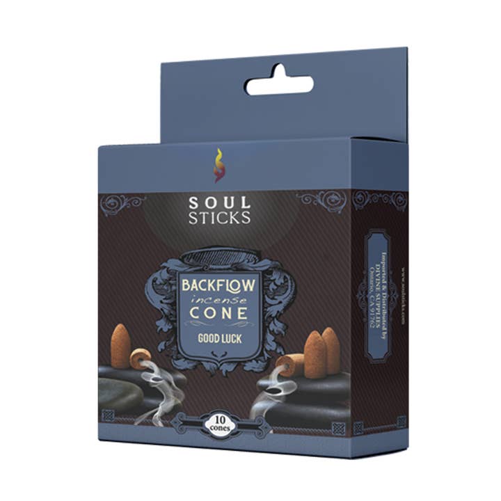 Soul Sticks - Good Luck Backflow Cones (12) for wholesale by Designs by Deekay Inc.