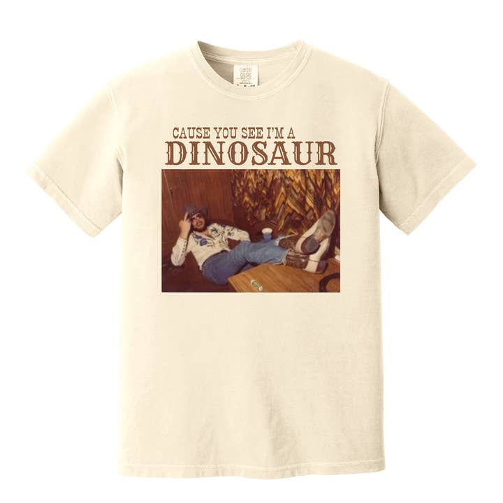 Cause you see I'm a dinosaur Tee for wholesale by Whiskey Bent Co.