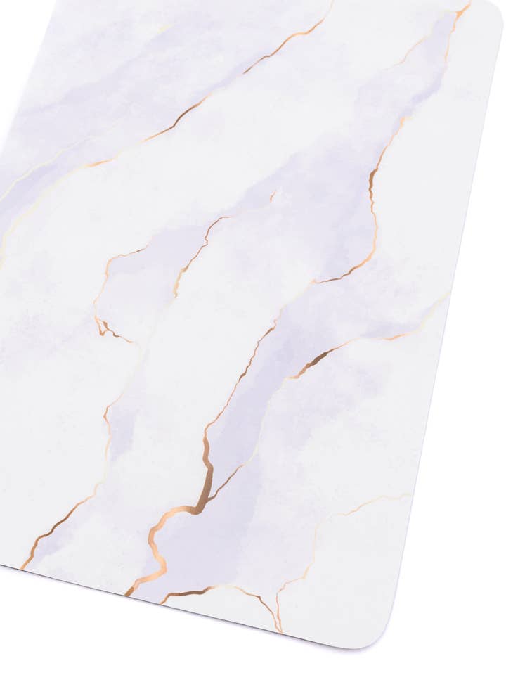 Say No More Luxury Desk Pad in White Marble for wholesale by Avenue Wholesale