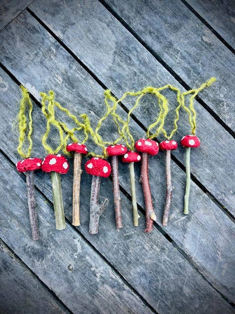 Folksy Fungi Decor Charm for wholesale by Rural Roots