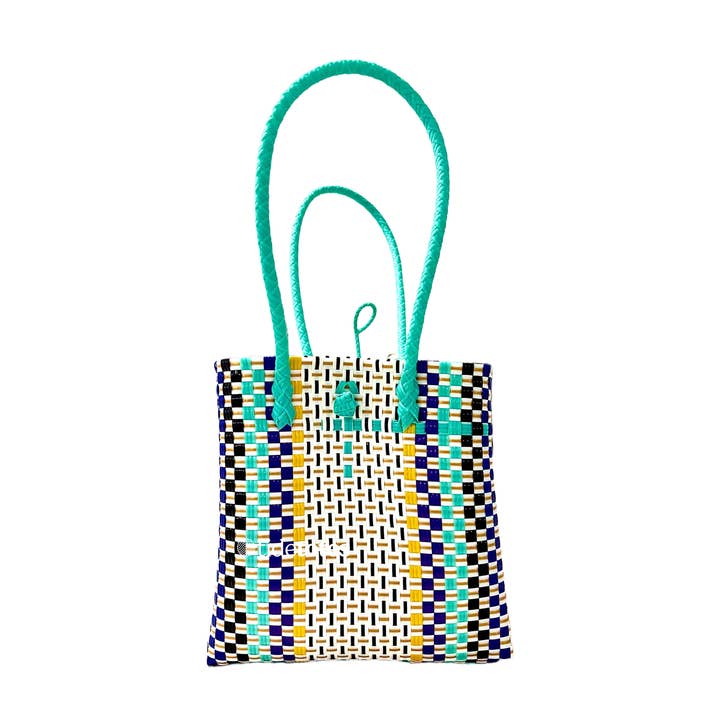 Mozaïek Gridlight – Tas in Wit, Groen & Zwart Ruitjespatroon voor wholesale door Pure Di Casa