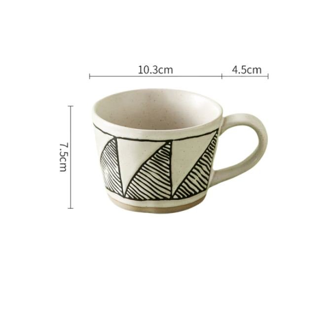 IVORE.GROUP (We cover All Import duty) – Großhandel Kaffeebecher – Retro handbemalte Keramik2