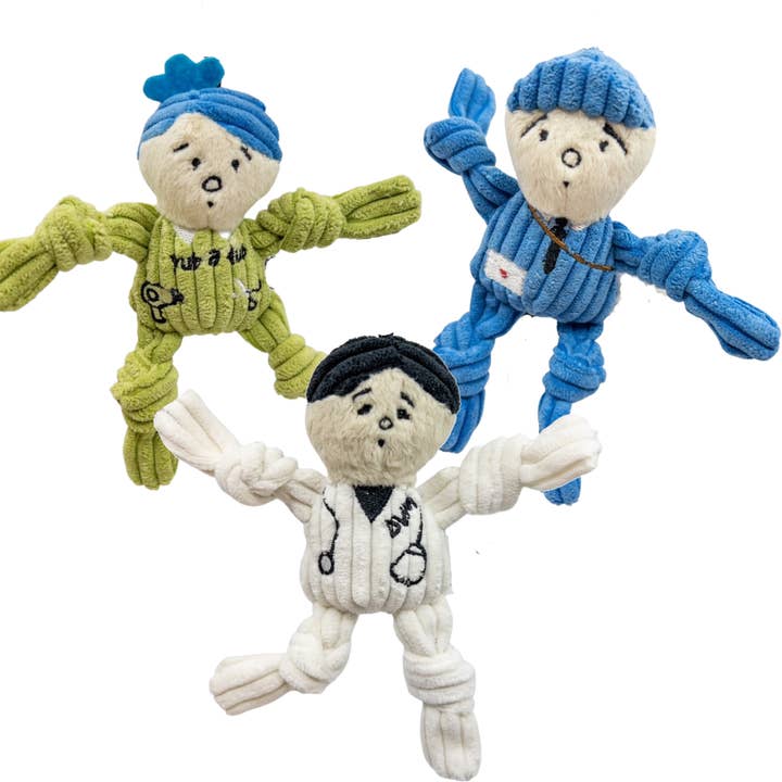 Assorted Dog People™ Wee Huggles® Plush Dog Toys (3pk) for wholesale by HuggleGroup