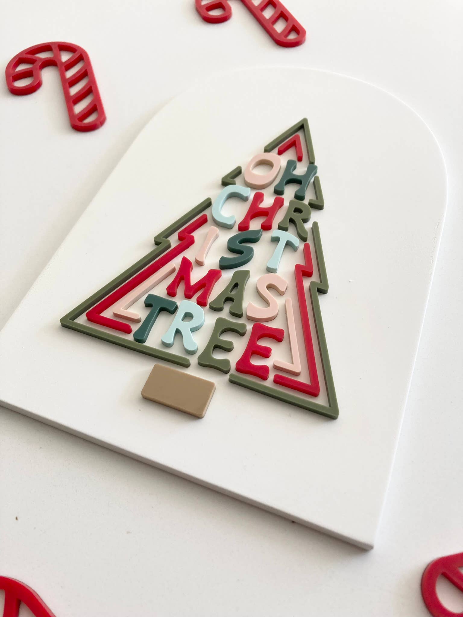 Cope and Co Custom Signs - Wholesale Sign - Oh Christmas Tree Arch1