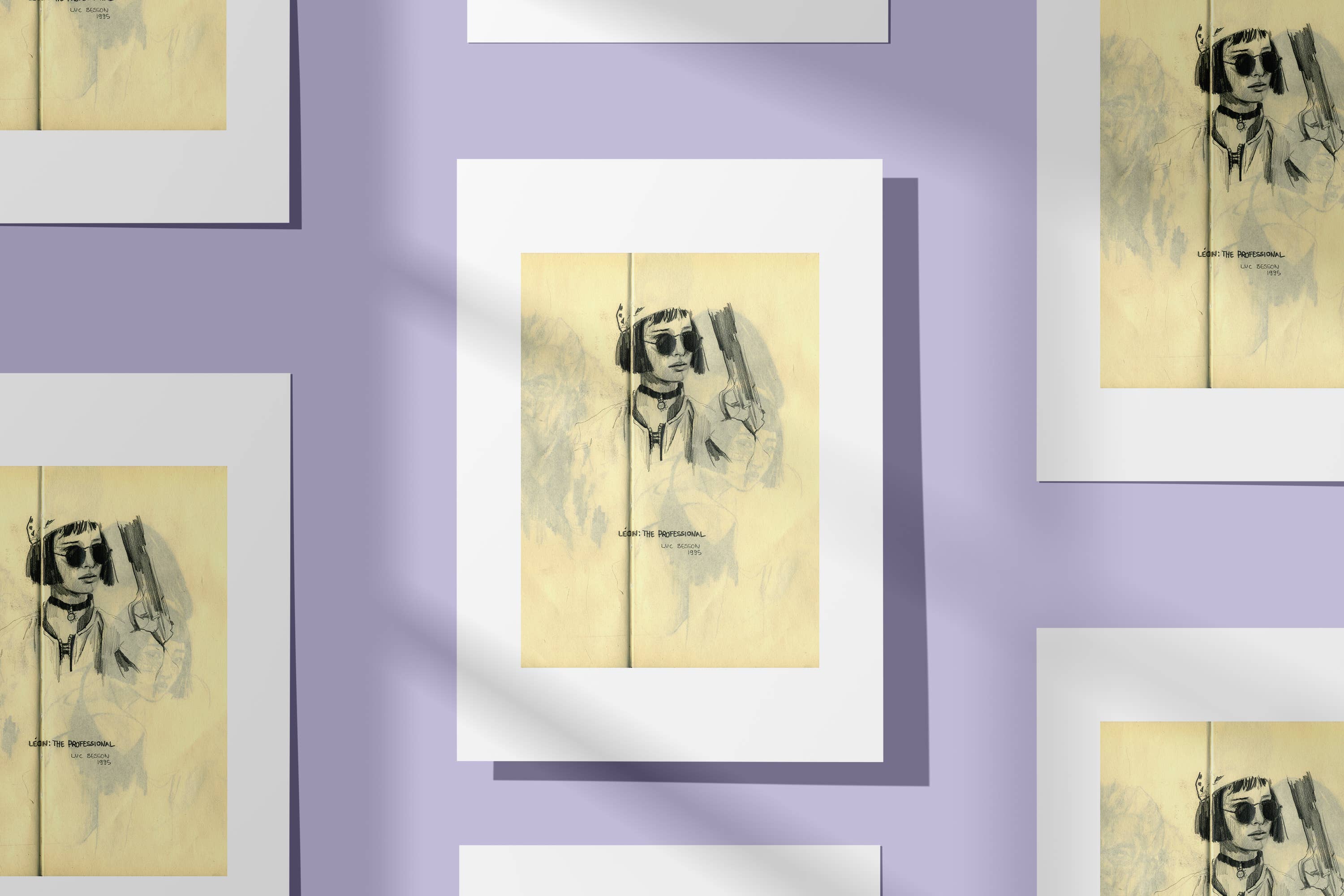 Belén Diz Juncal - Wholesale Art Print - Movie illustrations - Leon: The professional0