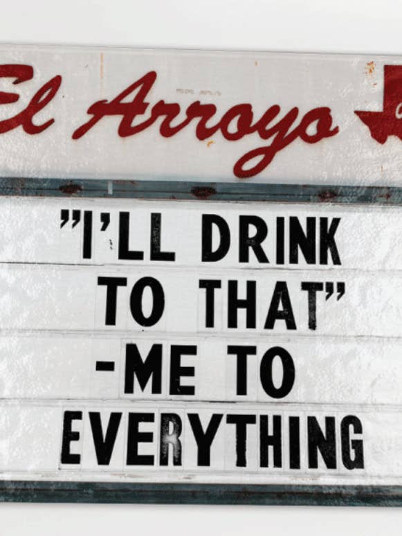 Mini Tempered Glass Cutting Board - Drink To That for wholesale by El Arroyo