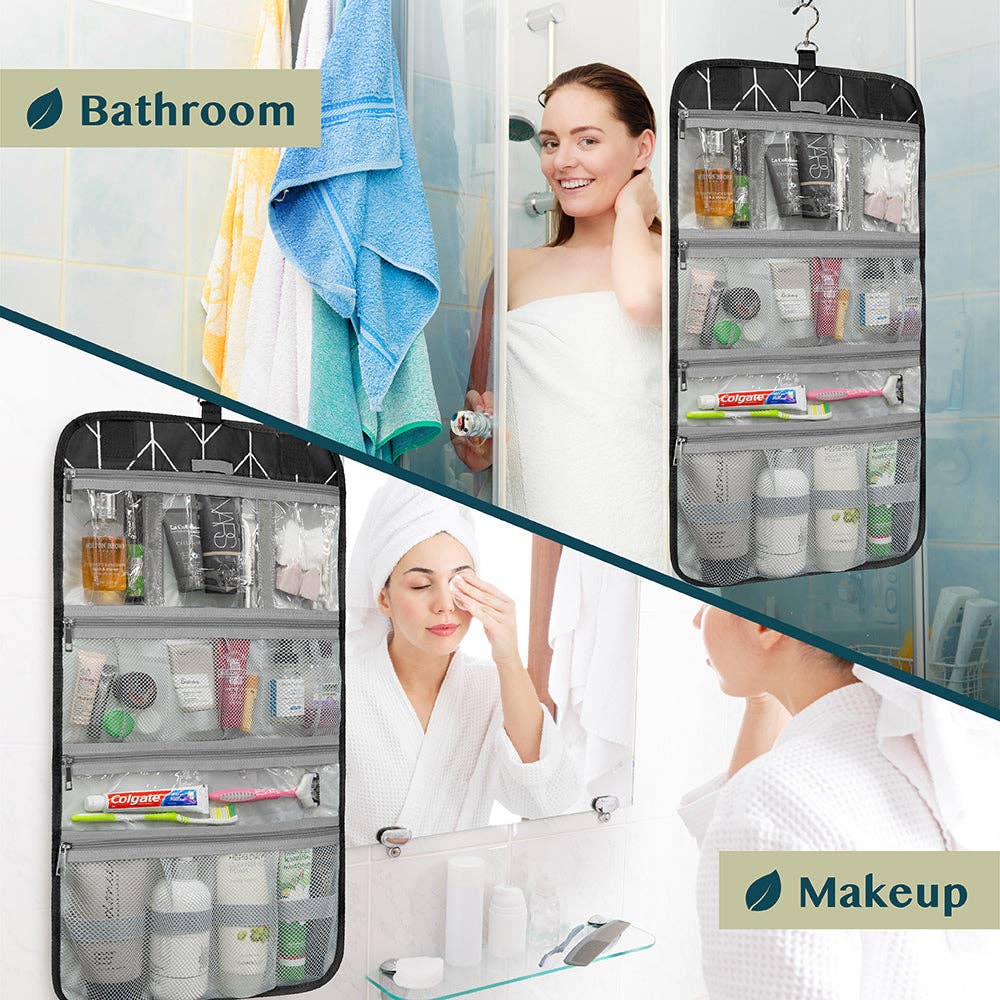 Pavilia - Wholesale Toiletry Bag - Unisex - Rollout Hanging Toiletry Organizer Bag12