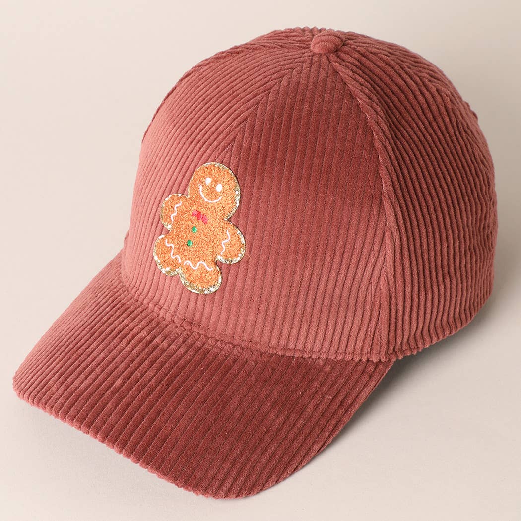 Fashion City – Engroshandel Baseballkasket - Unisex – Pepperkager Patch Corduroy baseballkasket4