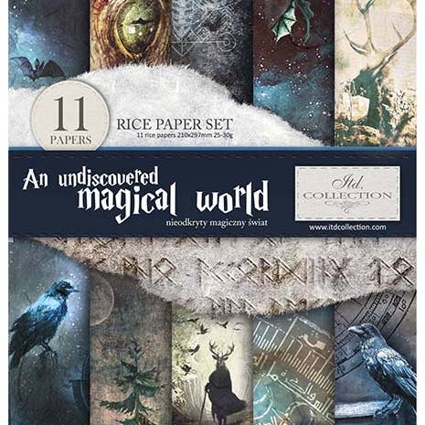 RP002 - Rice Paper Creative Set - 11pcs x A4 / 8.27x11.7 in for wholesale by ITD Collection