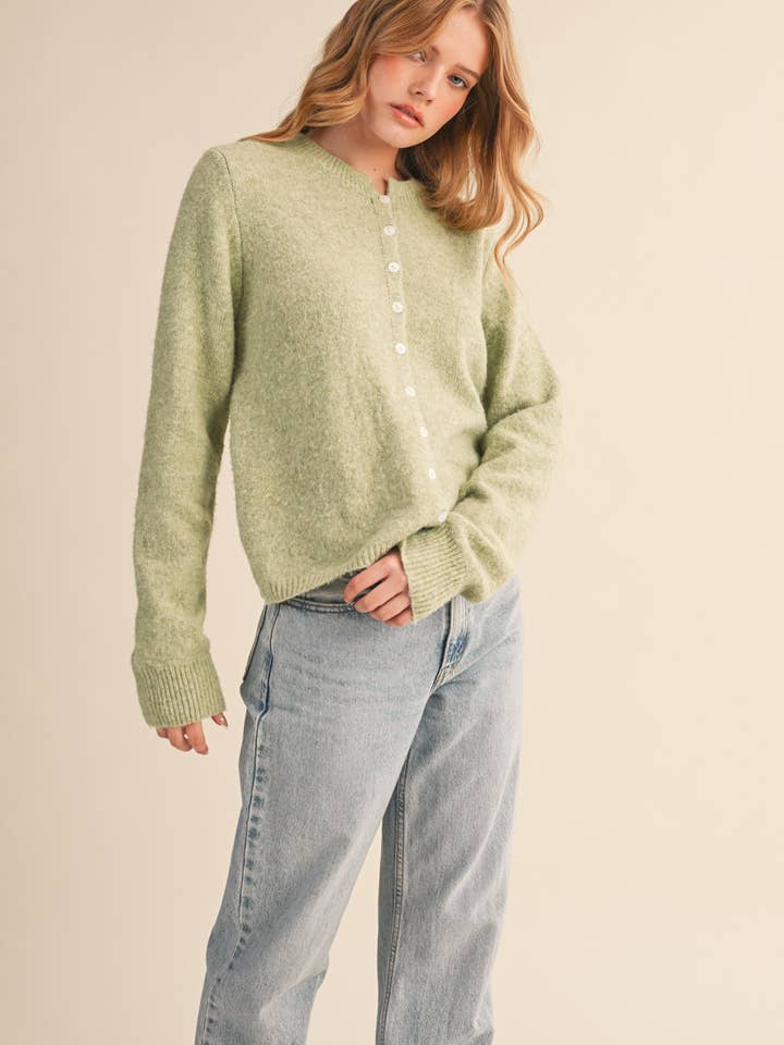 &MERCI - Wholesale Cardigan - Women's - MARLED KNIT SWEATER CARDIGAN MSW112481