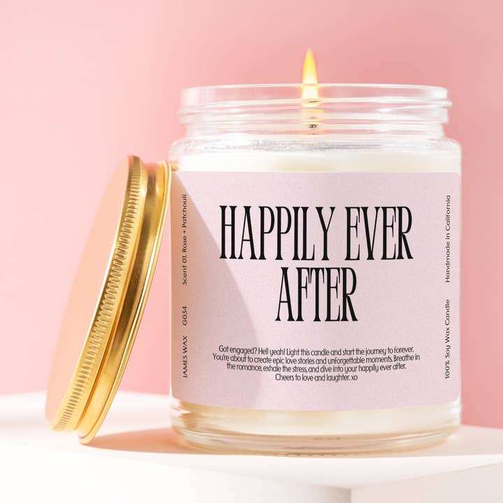 Engagement verloofde koppels nog lang en gelukkig Candle G034 voor wholesale door James Wax