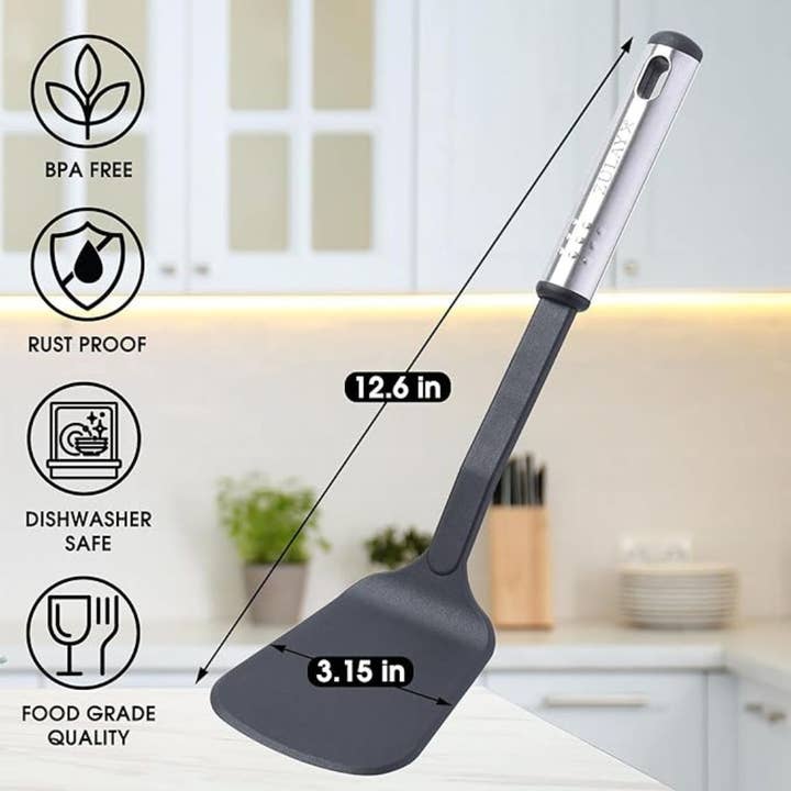 Zulay Kitchen - Wholesale Spatula/turner - Premium Flexible Nylon Spatula Turner7