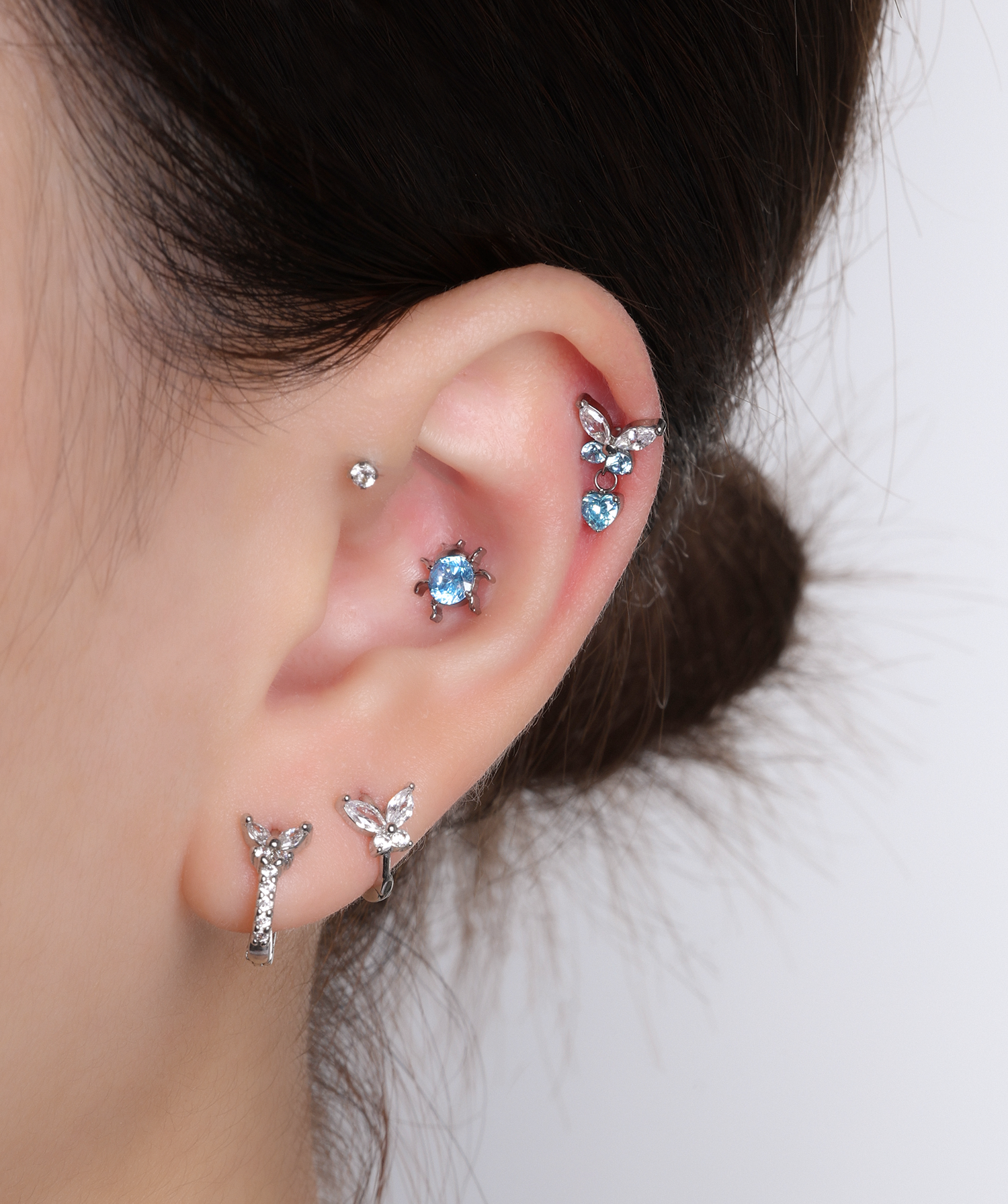 oumo jewelry - Wholesale Stud/Post Earrings - Titanium Ladybug Stud7