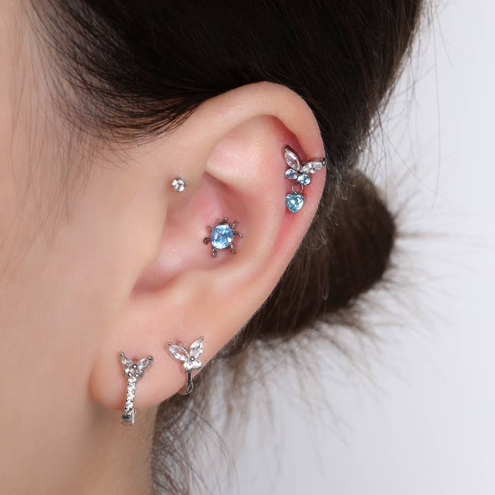 oumo jewelry - Wholesale Stud/Post Earrings - Titanium Ladybug Stud7