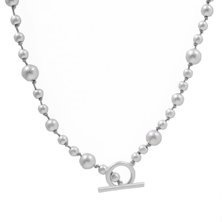 Collana 'Spheres' in argento per la vendita all'ingrosso da parte di Bibi Bijoux