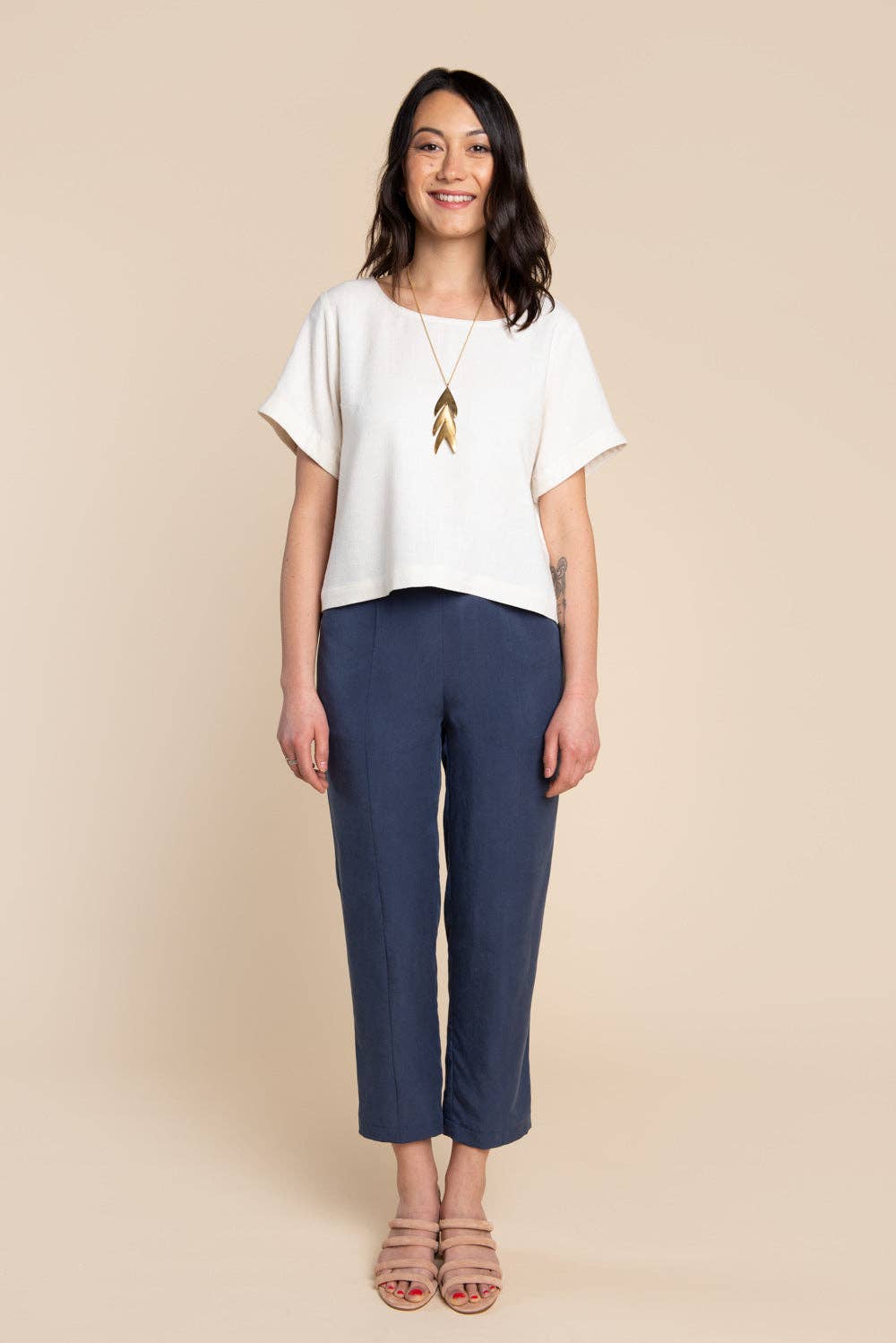 Closet Core Patterns – wholesale Craft sewing kit – Cielo Top + Dress Sewing Pattern 9