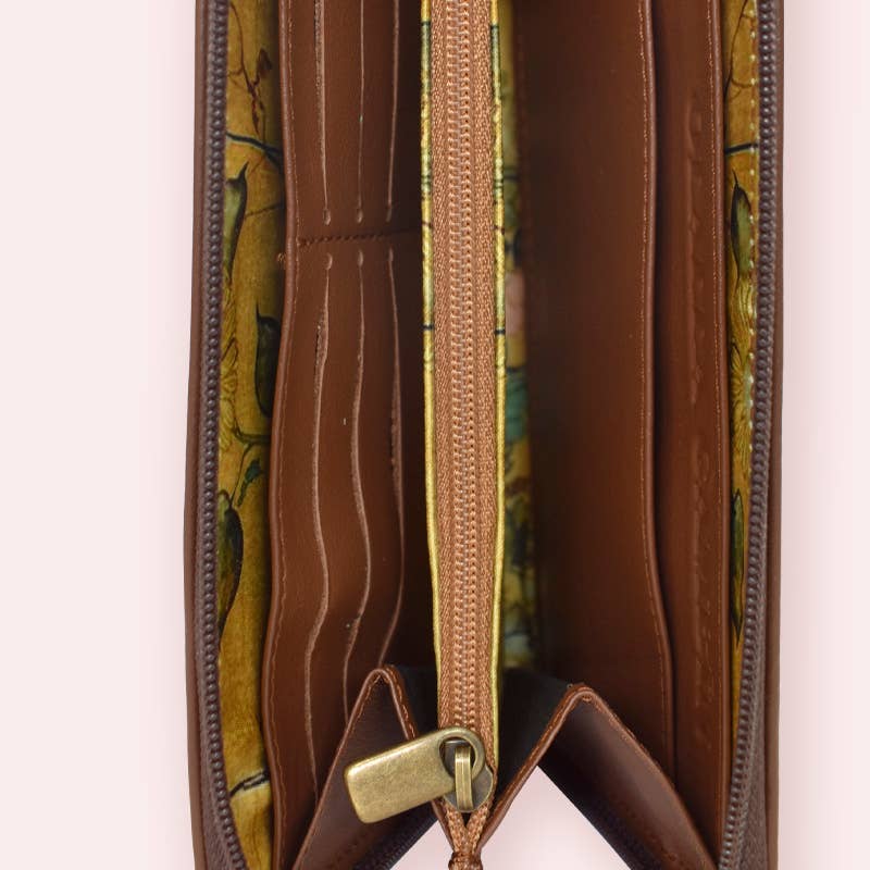 OLALLA GAMBIN - Wholesale Wallet - Women's - Japanese Art “Engraved Flowers” Wallet2