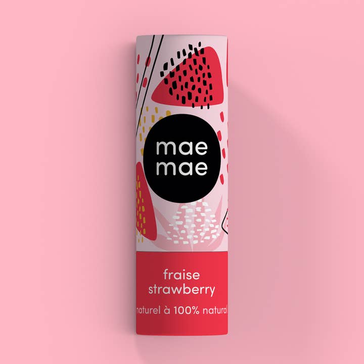 Baume à lèvres naturel à la fraise pour la vente par Maemae Natural Products