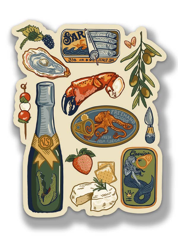 Picnic Sticker for wholesale by Freehand Goods