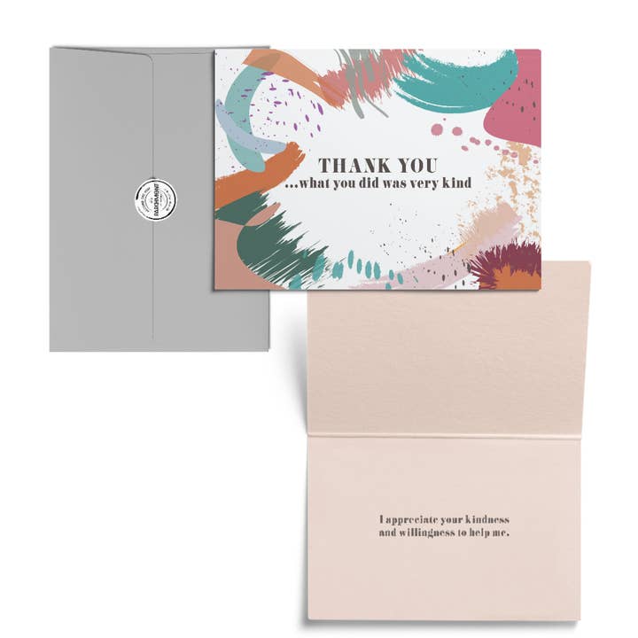 Abstrakt påskønnelse for engroshandel hos Around the Way Parchment