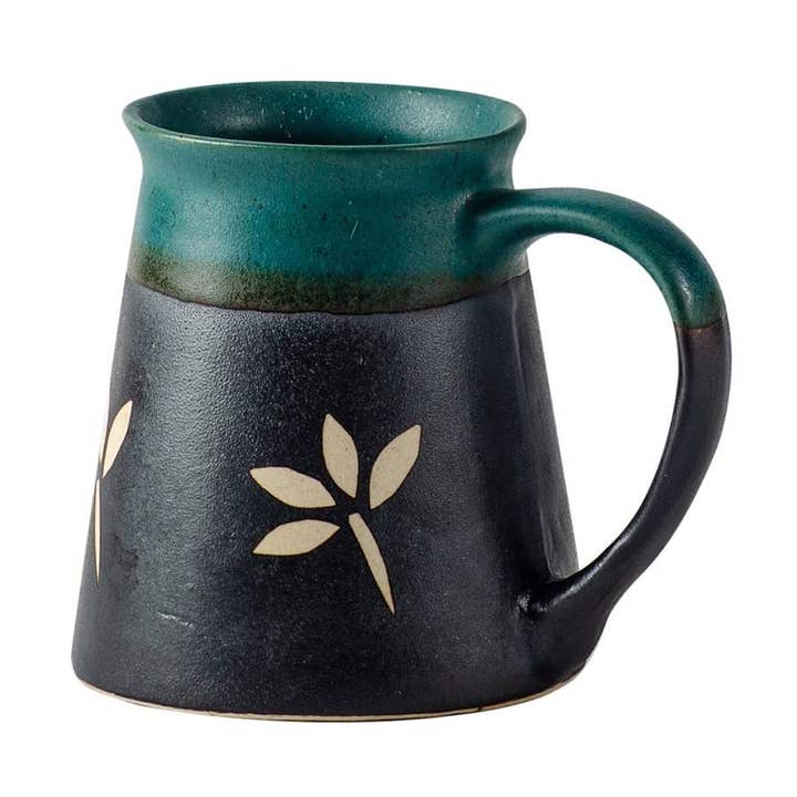 Ruhi Teal Ceramic Mug - Handmade, Fair Trade and other Purchase Wholesale clay mugs. Free Returns & Net 60 Terms on Faire trending on Faire.