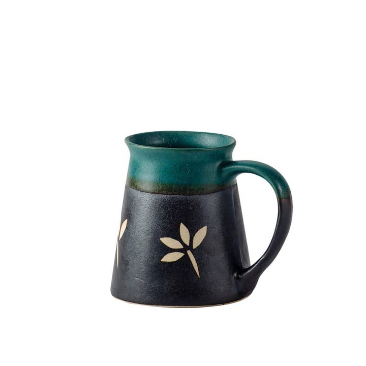 Matr Boomie Fair Trade - Wholesale Coffee Mug - Ruhi Teal Ceramic Mug - Handmade, Fair Trade