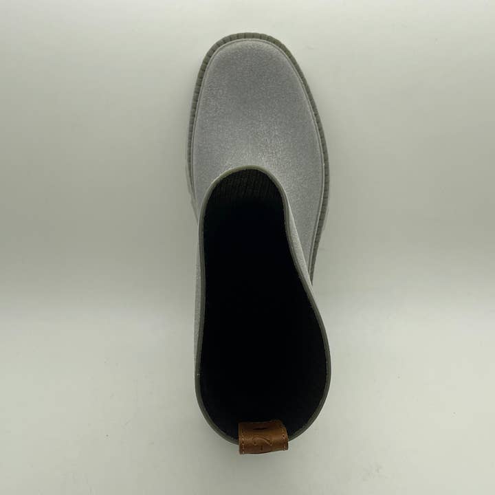 nat-2™ Bio Boot grey green vegan | 100% waterproof biodegradable rainboots for wholesale on Faire13