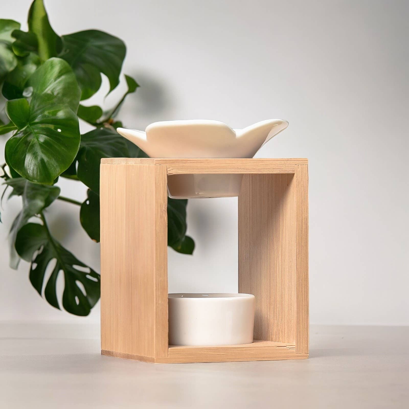 Zen'Arôme - Wholesale Fragrance Warmer - Plumeria Bamboo and Ceramic Scented Wax Burner12