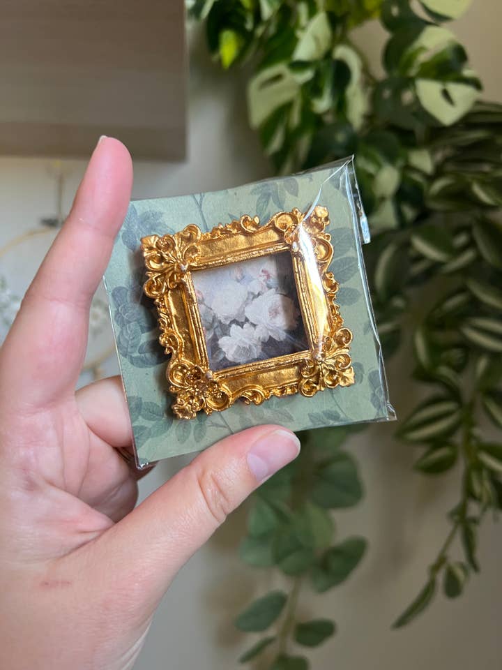 Vintage Inspired Square Miniature Magnet for wholesale by Vintage by WPC