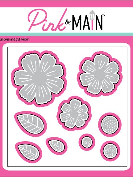 Spring Flowers Emboss And Cut Folder for wholesale by Pink and Main