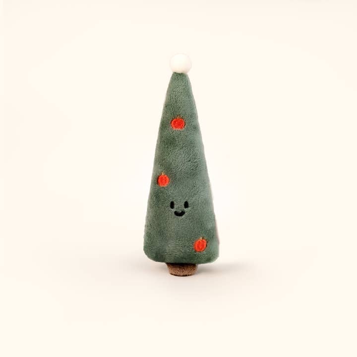 Daily White | Spiky Christmas Tree Plush Charm for wholesale by LULUFUNSTUDIO
