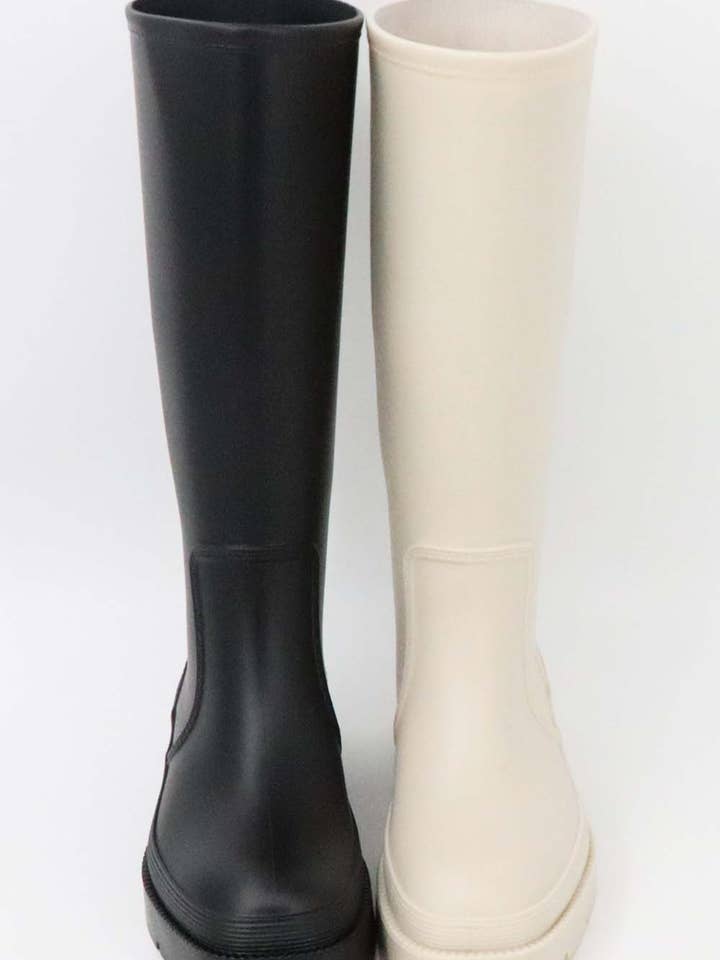 Mars Sky Shoes Wholesale - Wholesale Rain Boots - Women's - Bamboo APPEAR-01 Women Lug Sole Knee High Rain Boots-12 Pairs Pack-22.15/Pair2