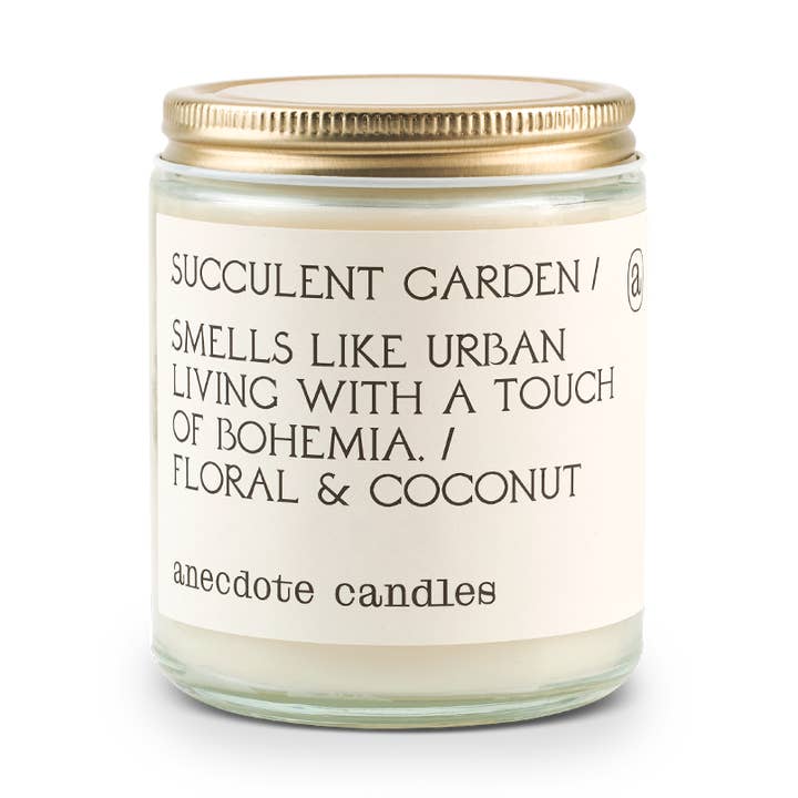 Anecdote Candles - Wholesale Jar/Filled Candle - Succulent Garden (Floral & Coconut) Candle0