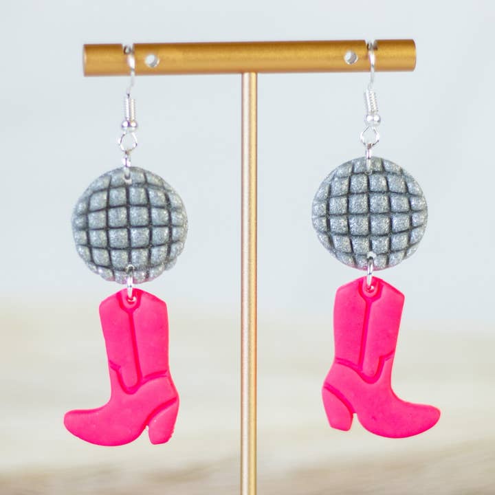 EJ Clay Co - Vendita all'ingrosso Orecchini pendenti - Ciondoli Disco Cowgirl0