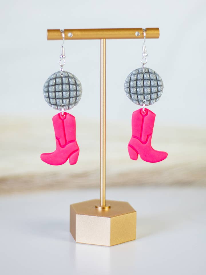Disco Cowgirl Dangles for wholesale by EJ Clay Co