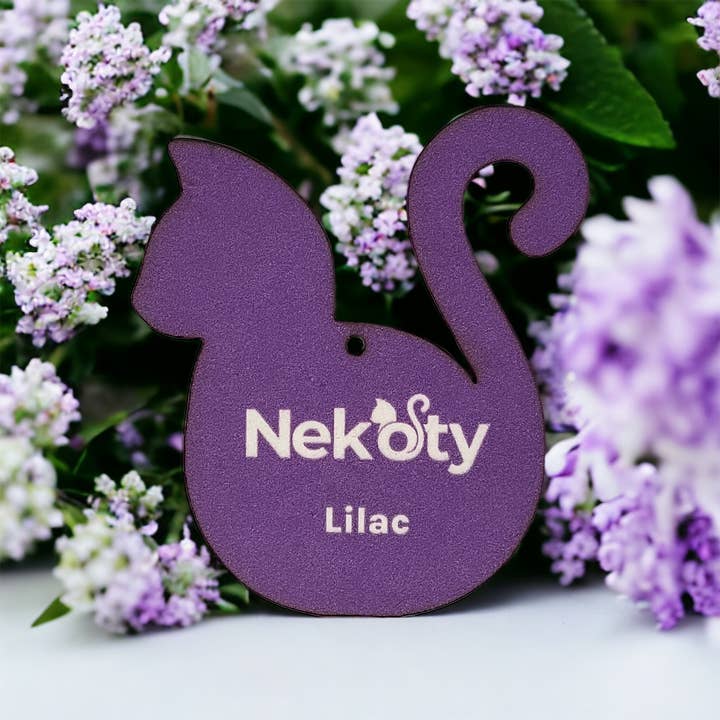 Cat-Shaped Air Fresheners For Auto & Home - Lilac for wholesale by Nekoty