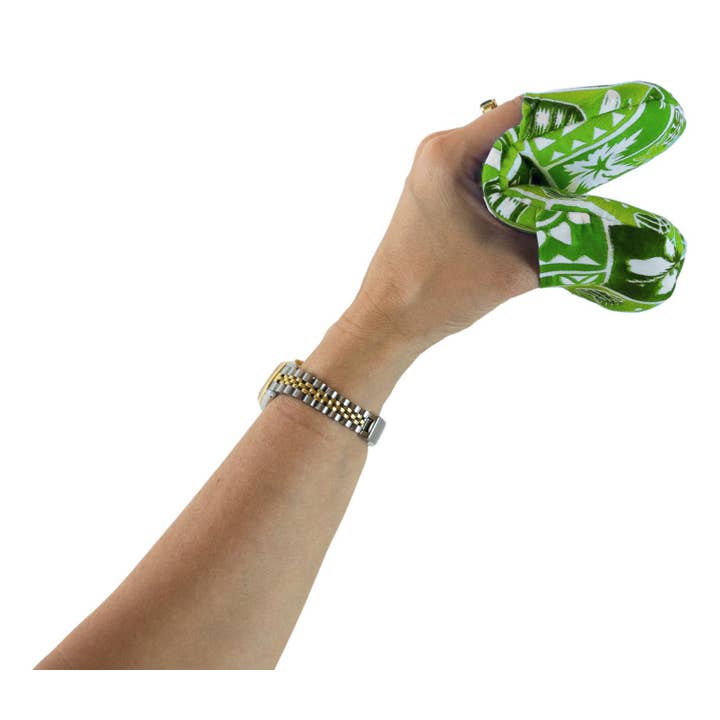 Island Style Clothing Co by Akamai Distribution Ltd - Wholesale Oven Mitt/Pot Holder - Maui Micro Mitt - Green - Hawaiian Print Mini Oven Mitt3