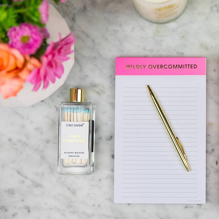 Chez Gagné – Großhandel Streichhölzer – Ich hasse alle - Sicherheitsstreichhölzer aus Glasflasche - Aqua4