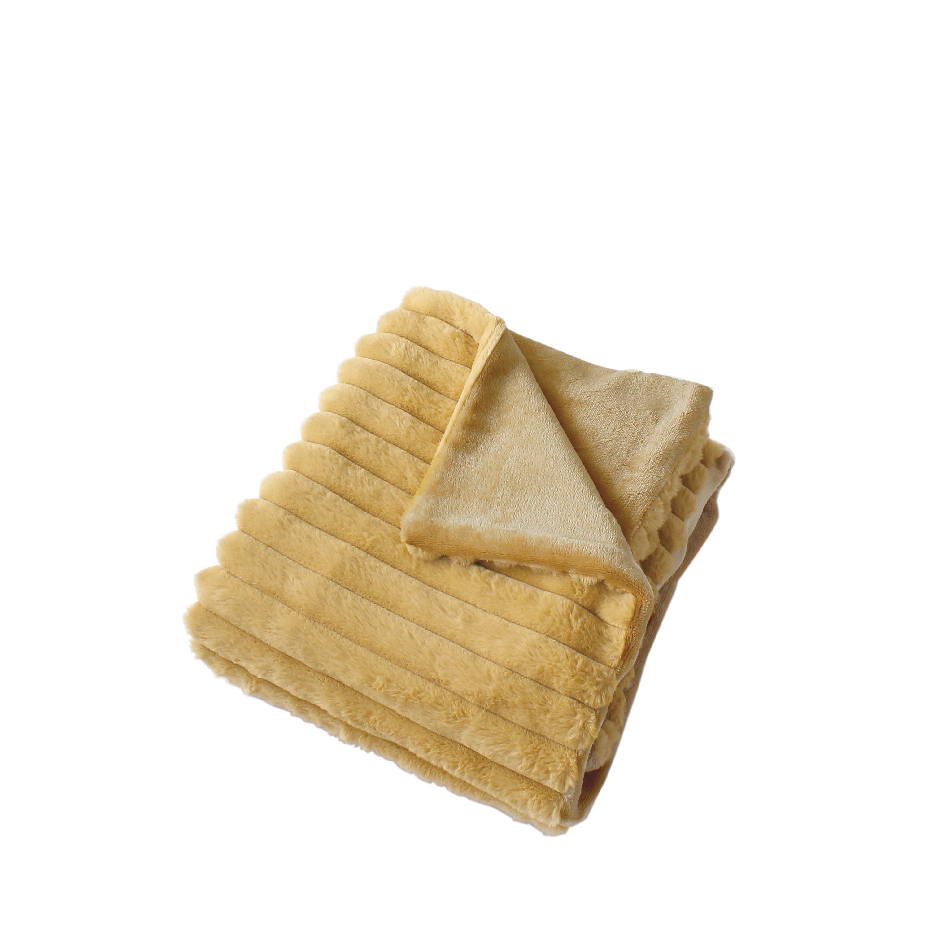 DECOSTARS - CmaDECO – Großhandel Überwurfdecke – Kunstfell-Plaid mit Flanellfutter, 125 x 150 cm, Matisse8