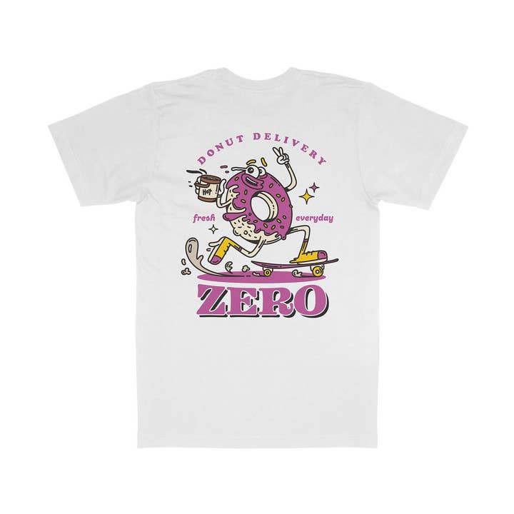 Donutleverans Ekologisk T-shirt i Kraftig Kvalitet Vit för wholesale av Weekend Concept