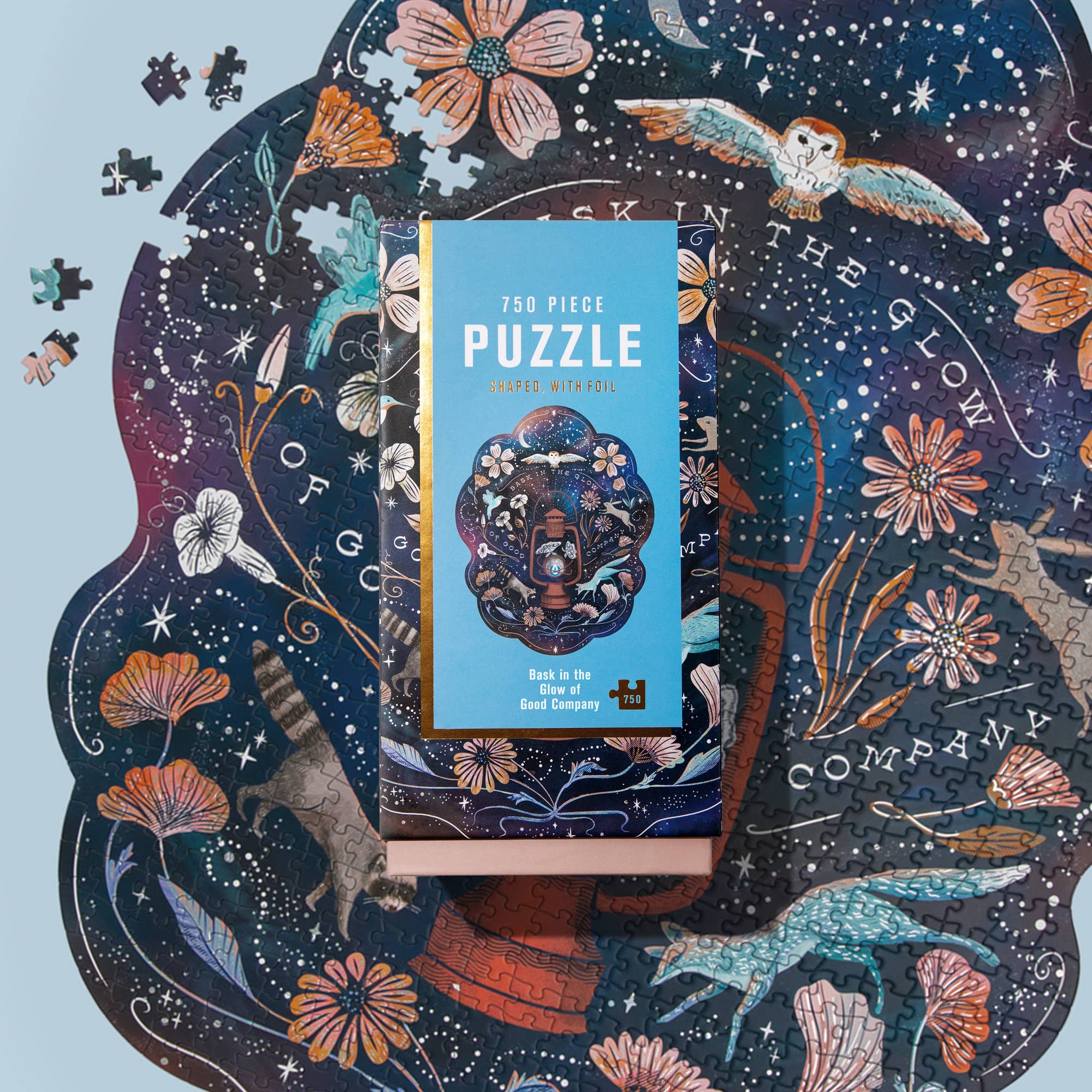 Lantern Press - Wholesale Puzzle - Adult - 750 PIECE PUZZLE, Bask in the Glow, Firelight6