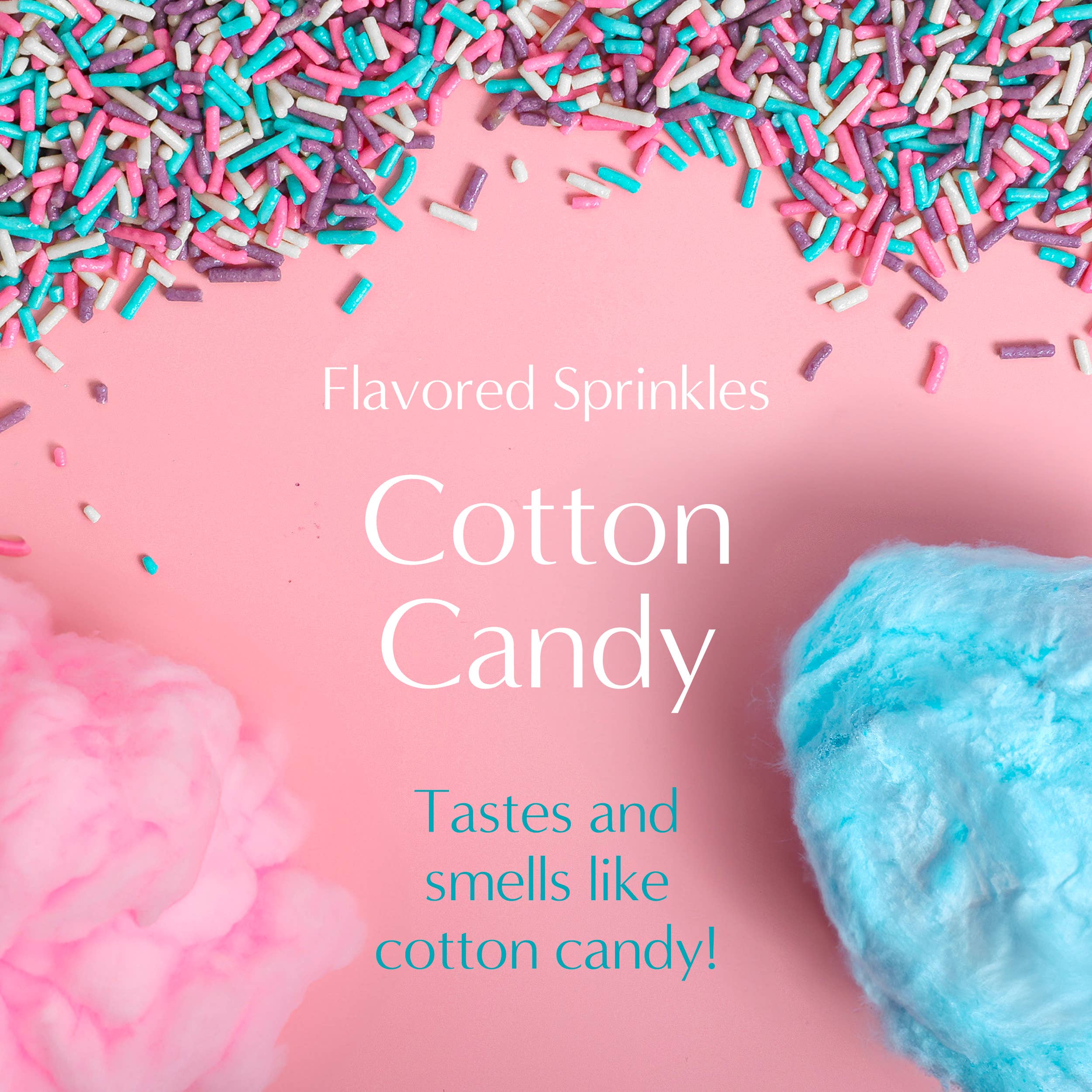 Sprinklemania - Wholesale Sprinkles - Sprinklemania Sprinkles : Cotton Candy Flavored 7oz2